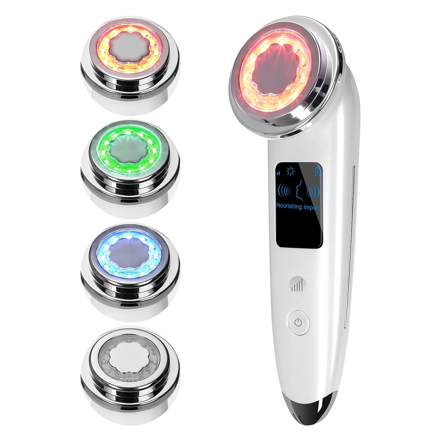 V888-ELOSUNG26910-202505191212-00 Portable EMS Face Sculpting Tool - LED Photon, Hot Compress, Vibration for Radiant & Firm Skin - Image 1