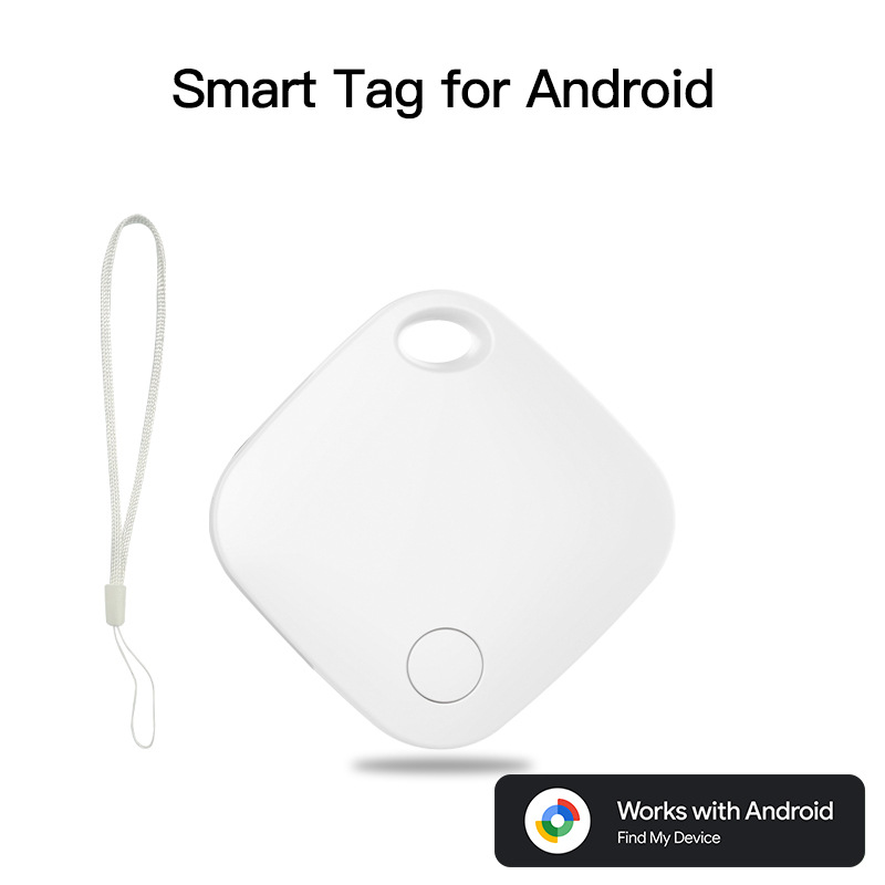 V888-ELOSUNG274080-202505081743-00 White Smart Item Locator Tag for Android - Google Find My Device Compatible, Anti-Lost Tracker - Image 1