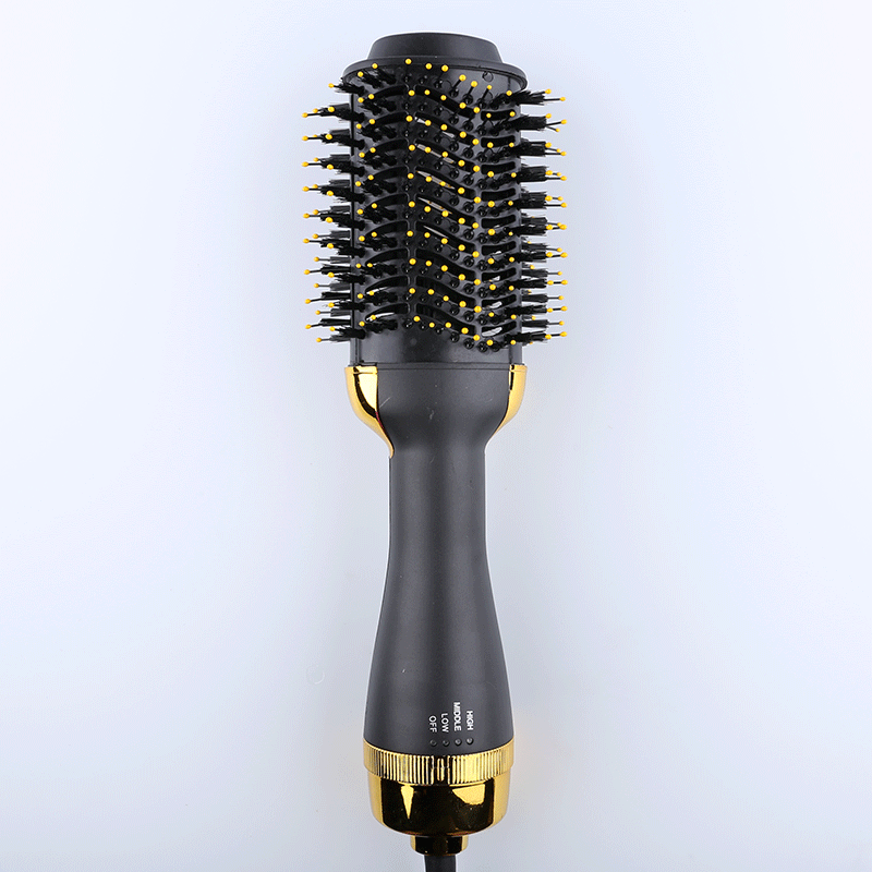 V888-ELOSUNG27603-202505131935-00 Gold And Grey One-Step Hair Dryer & Volumizer Hot Air Brush - Salon Styler for Drying, Smoothing & Volume - Image 1