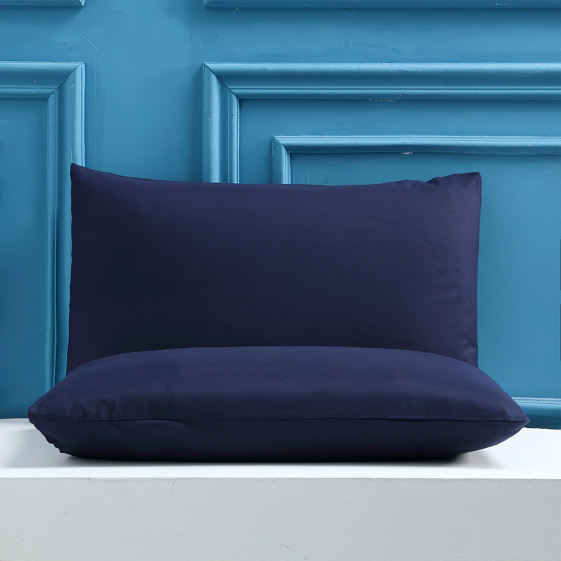 V888-ELOSUNG27796-202505191422-00 Dark Blue Ultra Soft Brushed Waterproof Pillow Protectors (Set of 2) - 50x70cm, Stain & Spill Guard for Bed Pillows(Note: pillow core not included) - Image 1