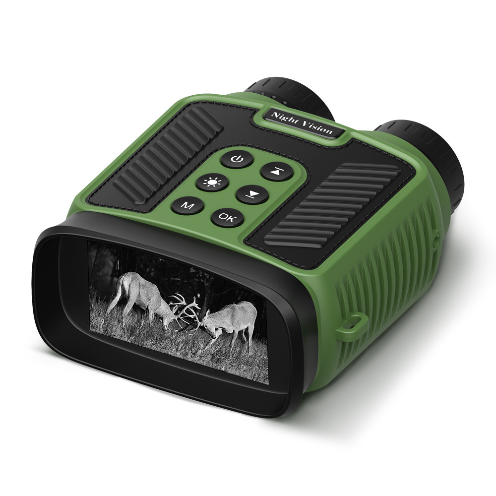 V888-ELOSUNG28343-202505081742-00 Green 4K Ultra HD Digital Night Vision Binoculars - Infrared Scope for Hunting & Outdoor Observation - Image 1
