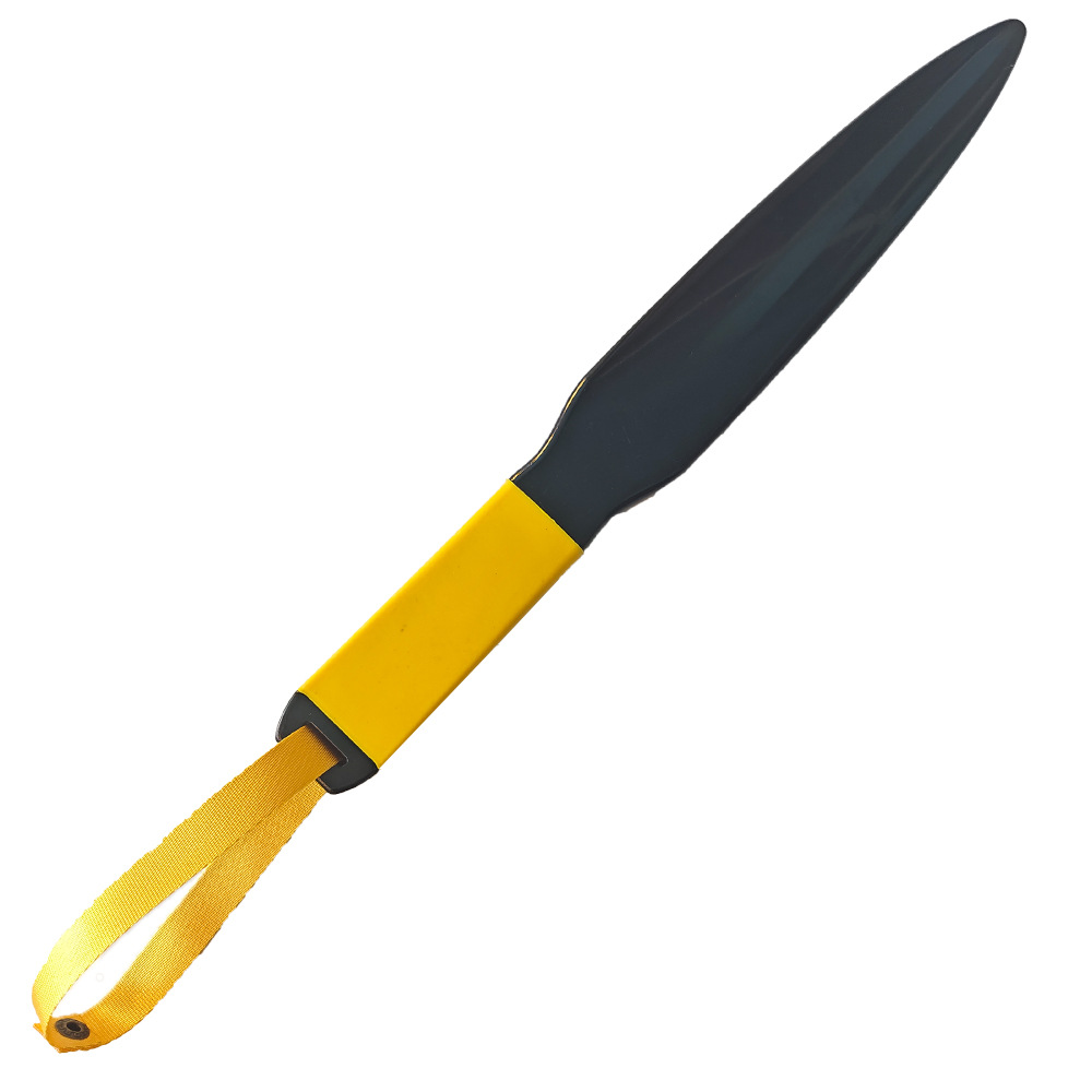 V888-ELOSUNG28805-202505231236-00 Yellow Handle + Yellow Lanyard Heavy-Duty Dog Training Pry Stick for Large Breeds, 35 cm - Image 1