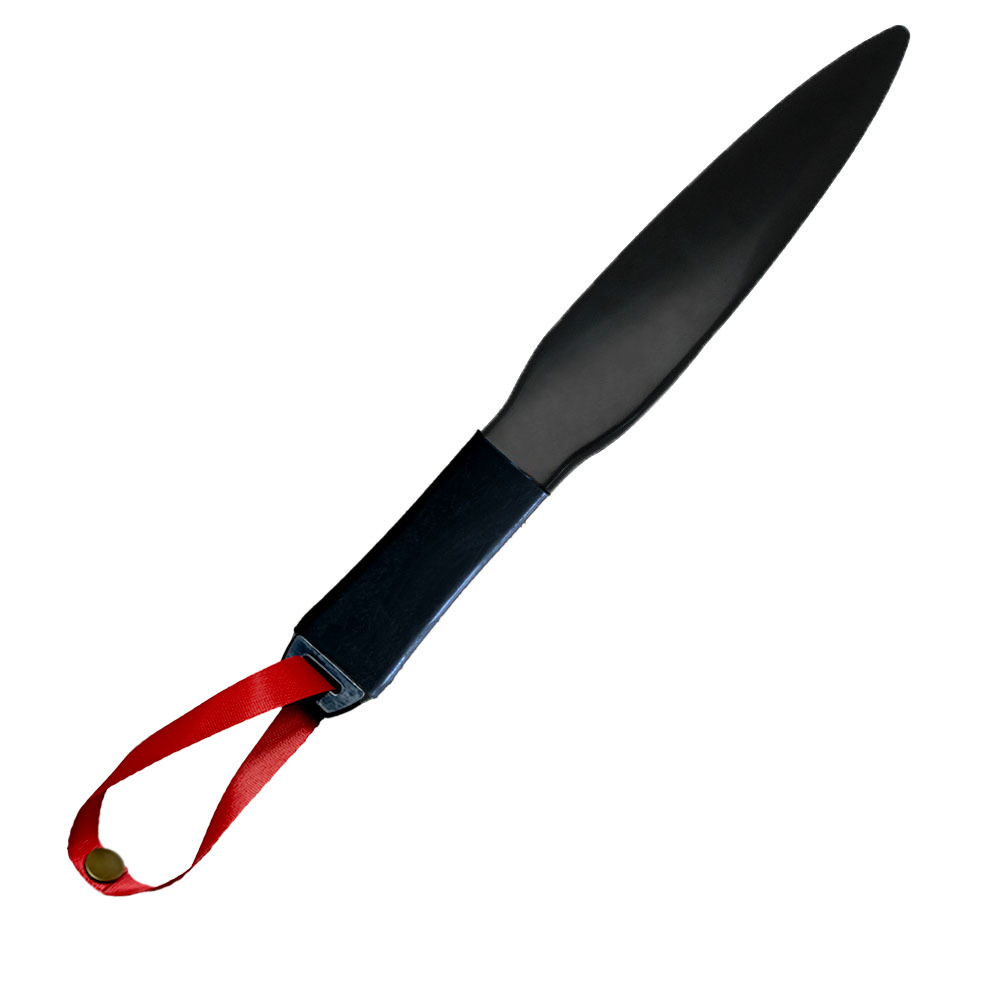 V888-ELOSUNG28819-202505231247-00 Black Handle + Red Lanyard Heavy-Duty Dog Training Pry Stick for Large Breeds, 35 cm - Image 1
