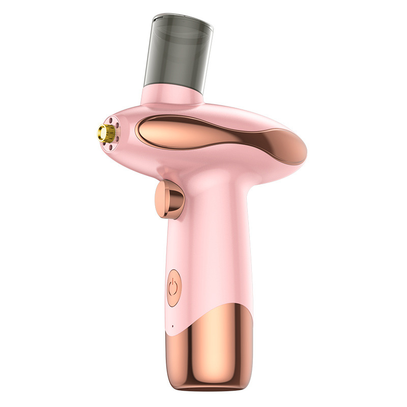 V888-ELOSUNG29209-202505231222-00 Portable Nano Facial Steamer & Oxygen Sprayer with Red/Blue Light Therapy(pink) - Image 1