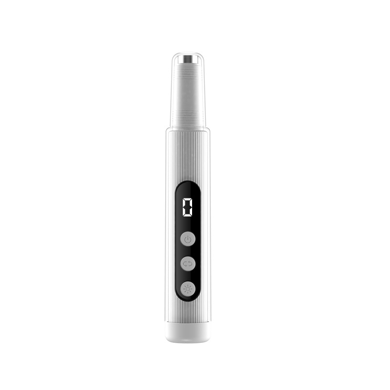 V888-ELOSUNG29247-202505261626-00 Portable Cordless Electric Nail Drill Kit with UV Lamp - 0-20000RPM, LED Display, 12 Bits(White) - Image 1