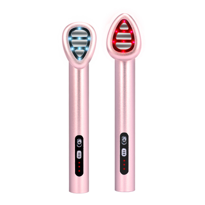V888-ELOSUNG29256-202505261547-00 7-in-1 LED Facial Therapy Wand with 180 Rotatable Head & 42C Constant Temperature(pink) - Image 1