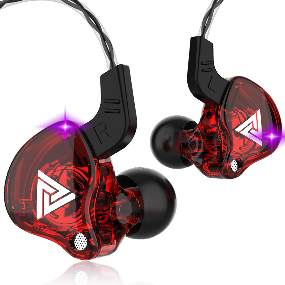 V888-ELOSUNG29278-202505261523-00 Hi-Res Audio In-Ear Monitor Earphones - Ergonomic Design, Dynamic Driver, with Mic & 3.5mm Jack(red) - Image 1