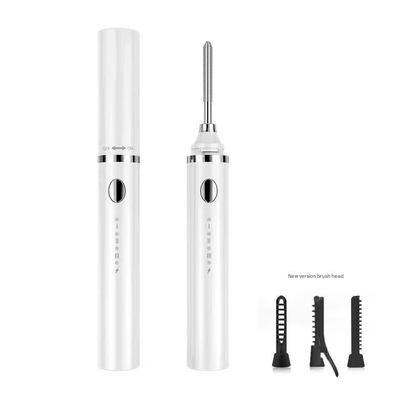 V888-ELOSUNG29381-202508251151-00 Rechargeable Heated Eyelash Curler Wand - 3 Temperature Gears, Type-C Charging, All-Day Curl(White) - Image 1