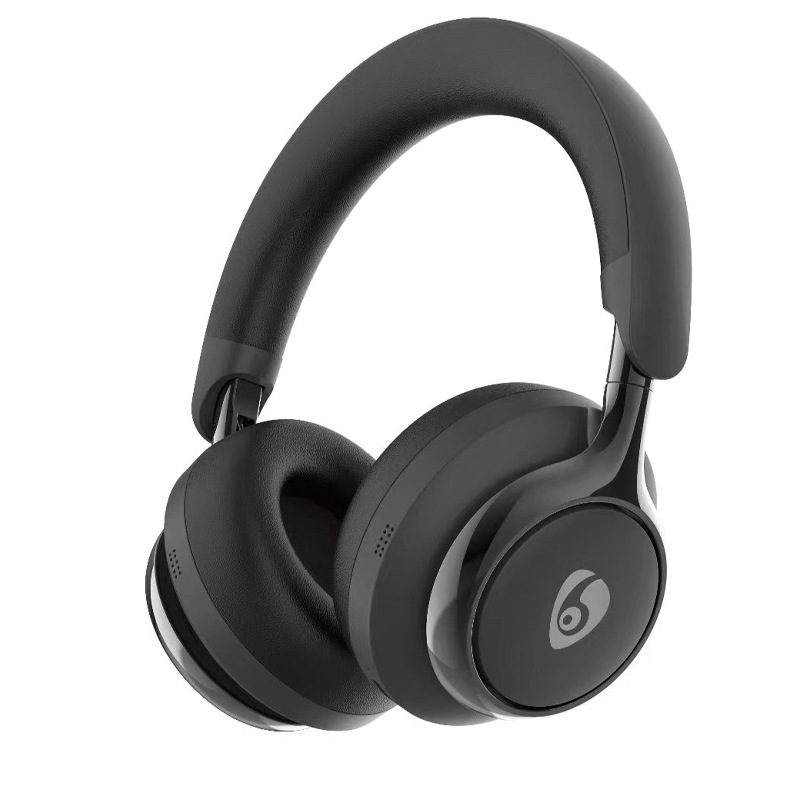 V888-ELOSUNG32186-202506041701-00 Black Premium Wireless ANC Headphones - Bluetooth 5.4, 32H Playtime, Foldable Over-Ear Design, Comfort Earpads for Travel & Gaming - Image 1