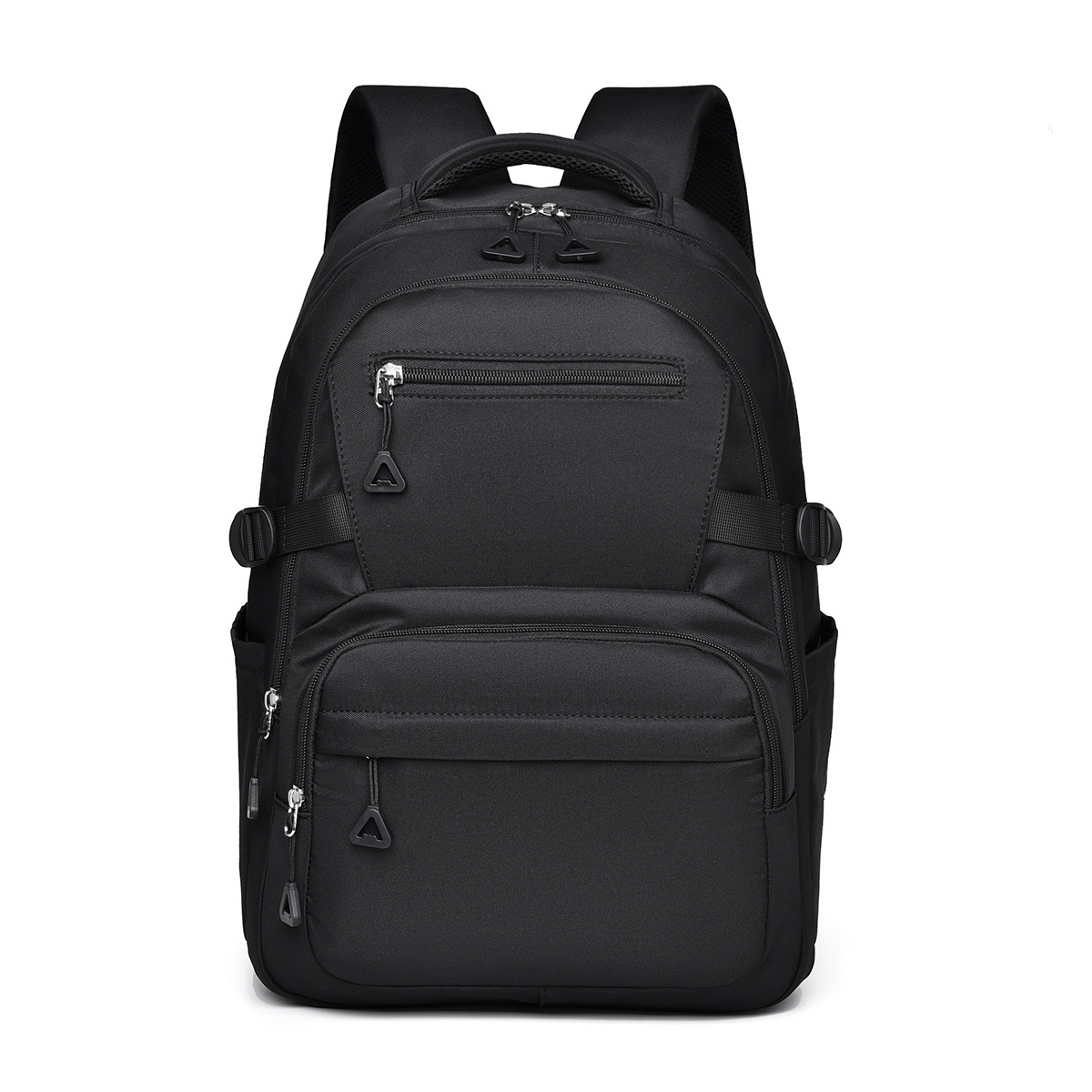 V888-ELOSUNG33063-202505261534-00 Black Trendy Korean-Style Large-Capacity Backpack for Women - 14" Laptop Travel Bag - Image 1