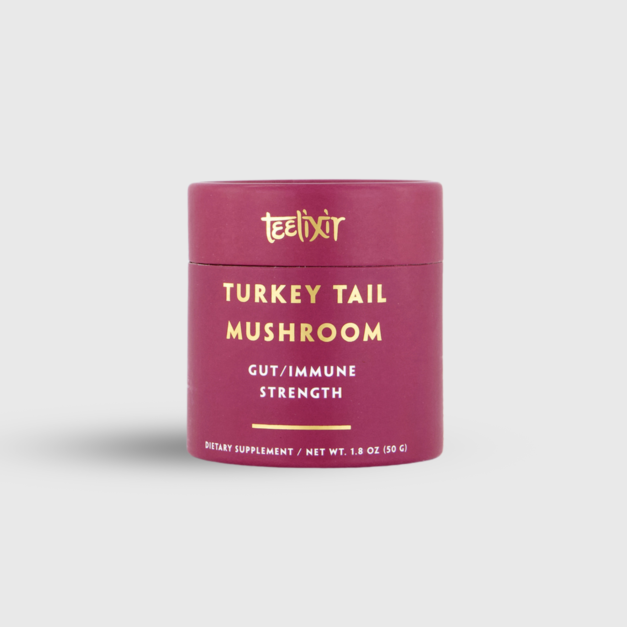 V903-TT-50-199905-00 Teelixir Organic Turkey Tail Mushroom 50g - Image 1