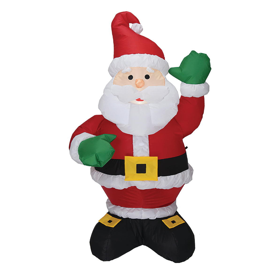 V915-XU0851-203862-00 Inflatable LED Standing Santa Claus Christmas Decoration 120 CM - Image 1
