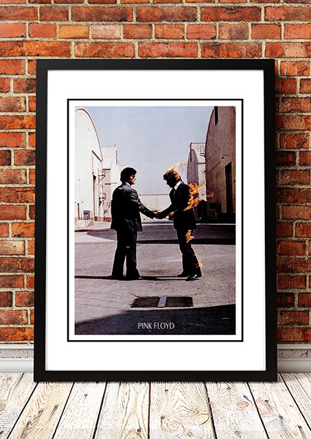 V967-A30448-A1-223664-00 Pink Floyd 'Wish You Were Here' In Store Poster 1975 - Framed A1 - Image 1