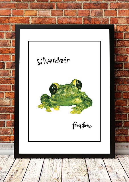 V967-A30454-A4-223643-00 Silverchair 'Frogstomp' In Store Poster 1995- Framed A4 - Image 1