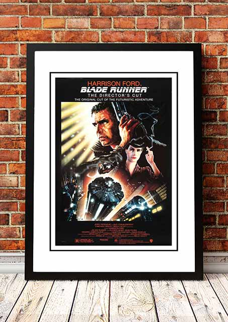 V967-CMP39-A4-202504140937-00 Bladerunner' Cult Movie Poster! - Framed A4 - Image 1