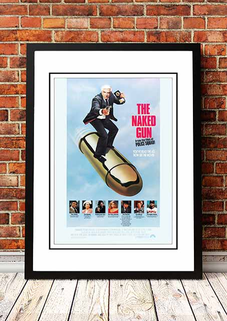 V967-CMP40-A2-202504140940-00 The Naked Gun' Cult Movie Poster! - Framed A2 - Image 1