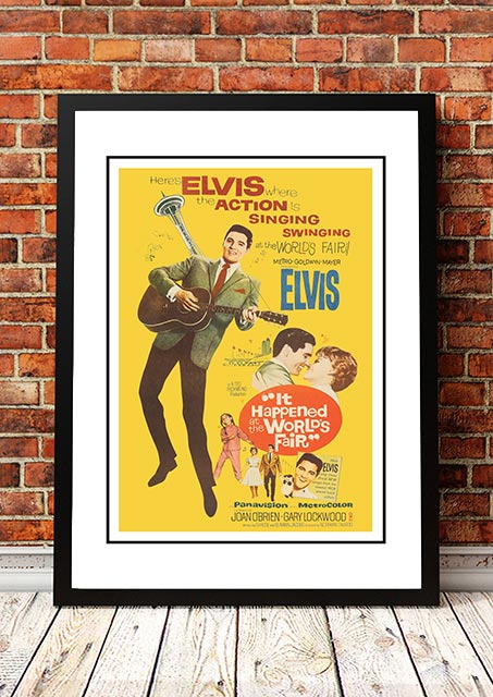 V967-EP0449-A2-202504140925-00 Elvis 'It Happened At The World's Fair' Framed Movie Poster! - Framed A2 - Image 1