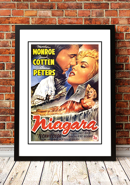 V967-MM0438-A3-202504140906-00 Marilyn Monroe ‘Niagara’ Framed Movie Poster! - Framed A3 - Image 1