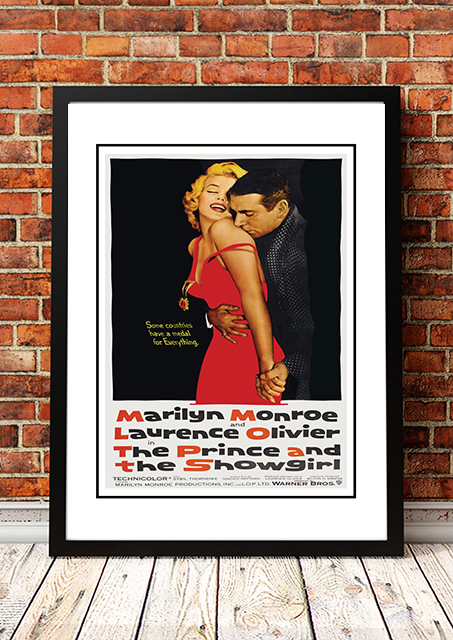 V967-MM0439-A4-202504140906-00 Marilyn Monroe ‘The Prince and the Showgirl’ Framed Movie Poster! - Framed A4 - Image 1