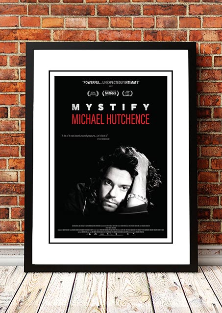 V967-SS0456-A2-202504150925-00 Michael Hutchence ‘Mystify’ Movie Poster 2019 - Framed A2 - Image 1