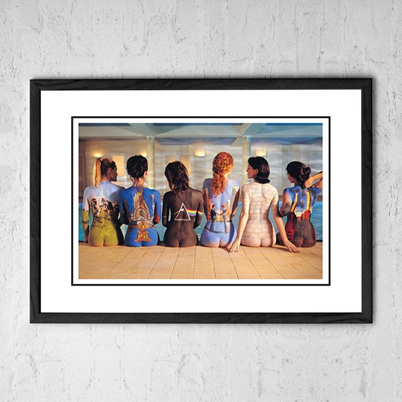 V967-SS0461-A4-202504150927-00 Pink Floyd ‘Painted Ladies’ Pop Art Print 1997 - Framed A4 - Image 1