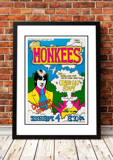 V967-SS0475-A3-202504150937-00 The Monkees ‘California State Fair’ Sacramento, USA Concert Poster 1969 - Framed A3 - Image 1