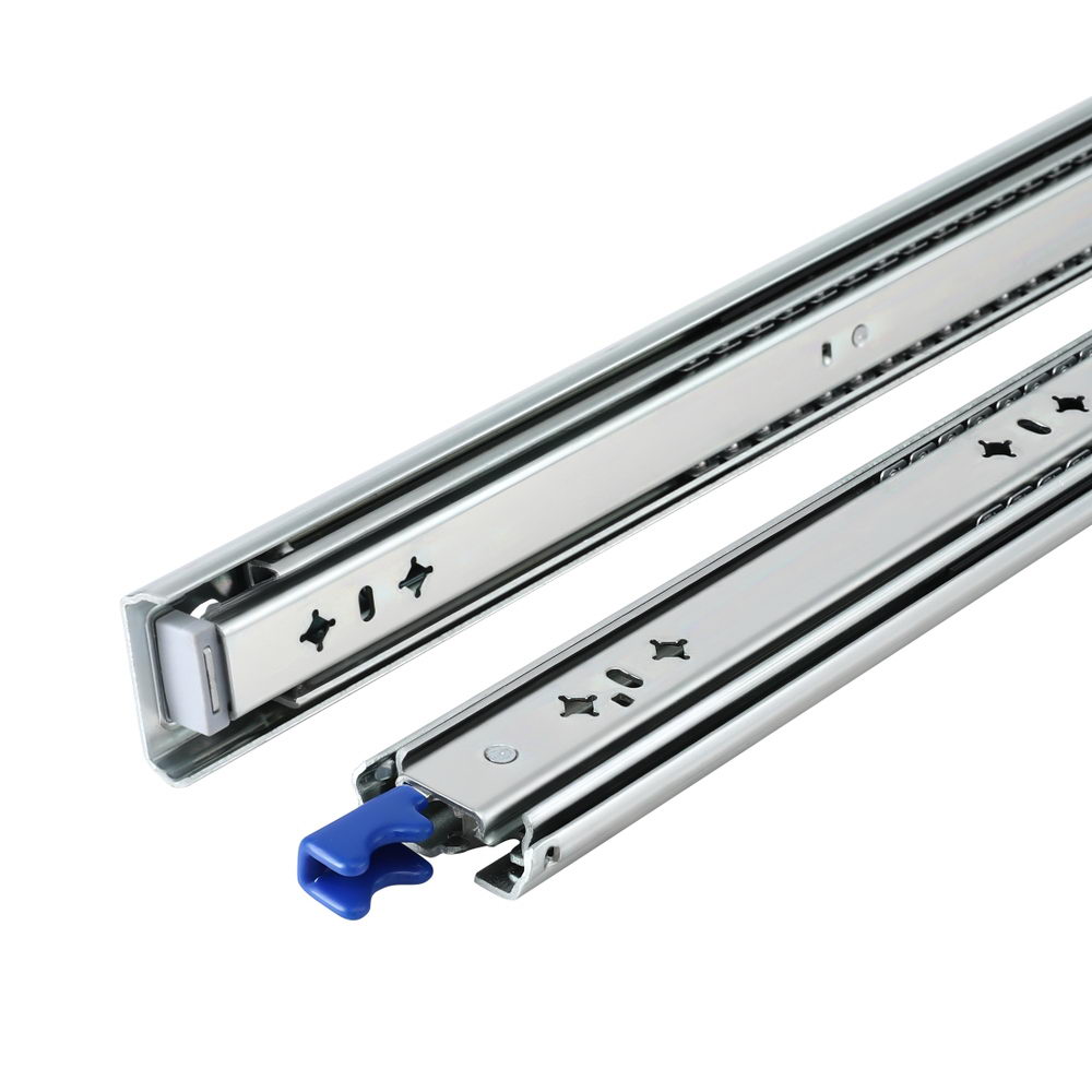 DS-53MM-600-SI-202509291513-00 Giantz 2x Drawer Slides Heavy Duty Full Extension Locking 600-1200mm Length - Image 1