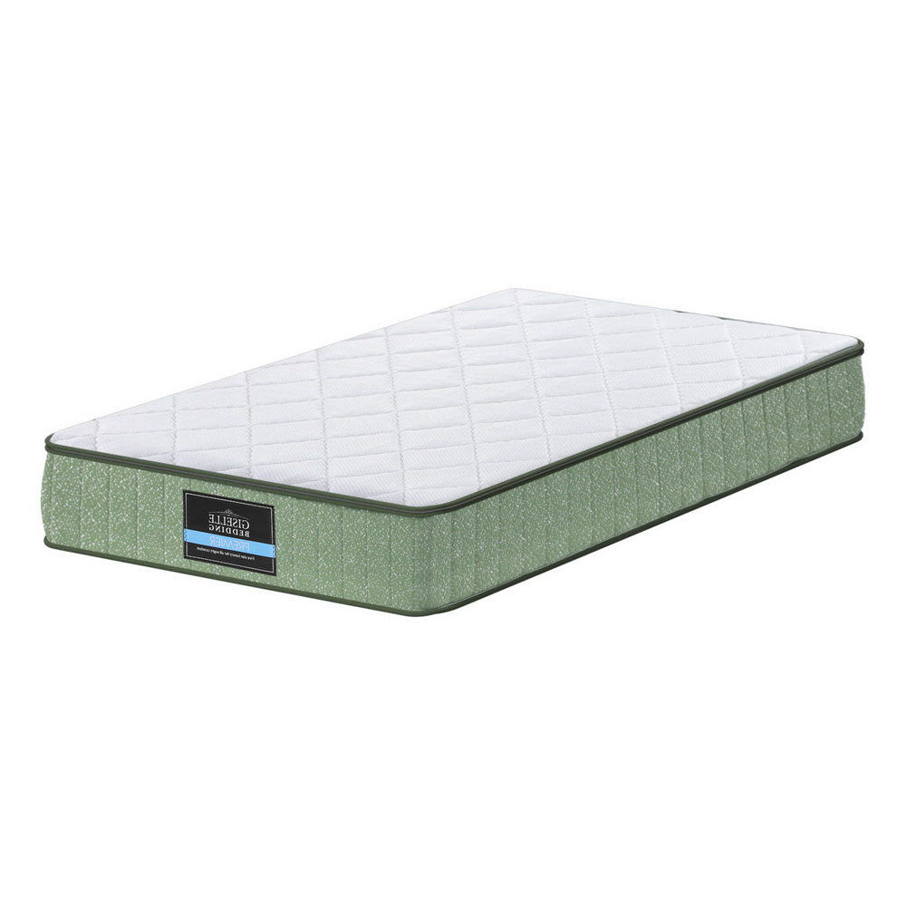 FOAM-C-MFM-LEAF-H025-S-202507181418-00 Giselle 25cm Memory Foam Mattress Dual Layer Zipper Cover Cool Charcoal Foam Mattresses Single - Image 1
