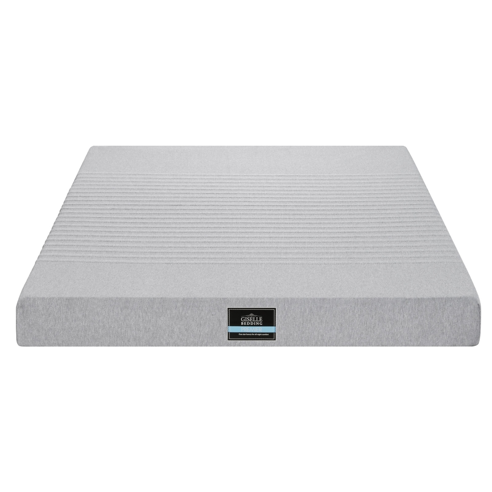 FOAM-C-MFM-NOBLE-H015-D-202507181424-00 Giselle Bedding Cool Gel Memory Foam Mattress Charcoal 7-Zone Washable Bamboo Cover 15cm Double - Image 1
