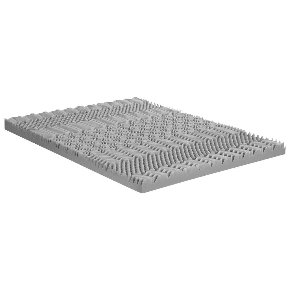 MATTRESS-TOP-7Z-8-GY-Q-202508201952-00 Giselle Bedding 8cm Memory Foam Mattress Topper 7-Zone Graphite Queen - Image 1