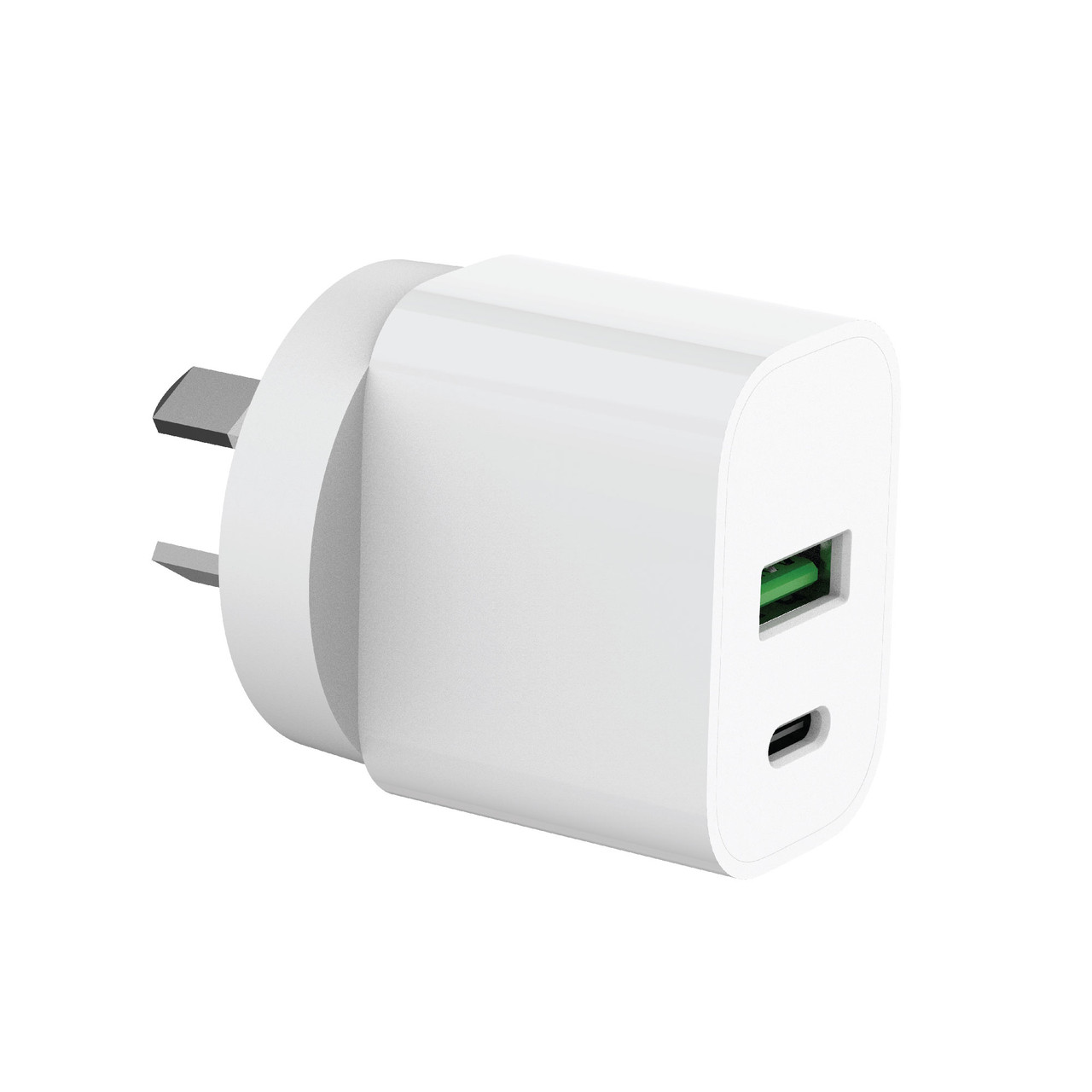 V1031-PW-30WAC-751-202507041053-00 Laser Wall Charger USB A and C Fast Charge 30W - Image 1