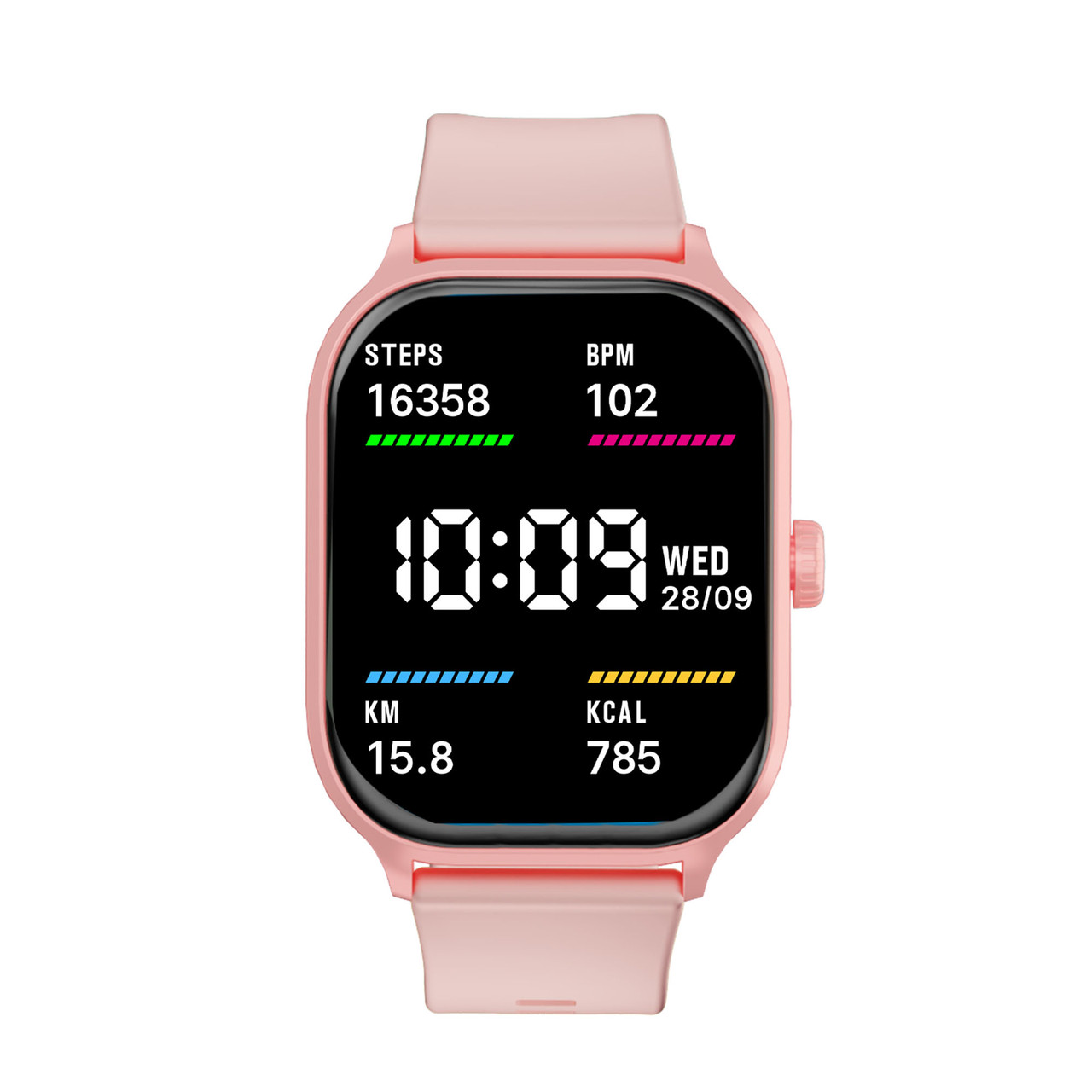 V1031-VF-M4PNK-986-202507041046-00 V-Fitness Smart Watch 2 Inch Touch Screen - Pink - Image 1