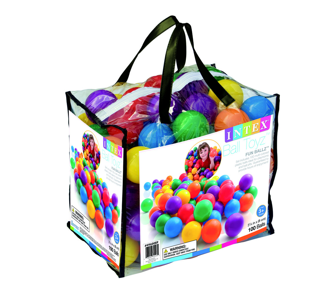 Intex Fun Ballz - 100 Count 49600