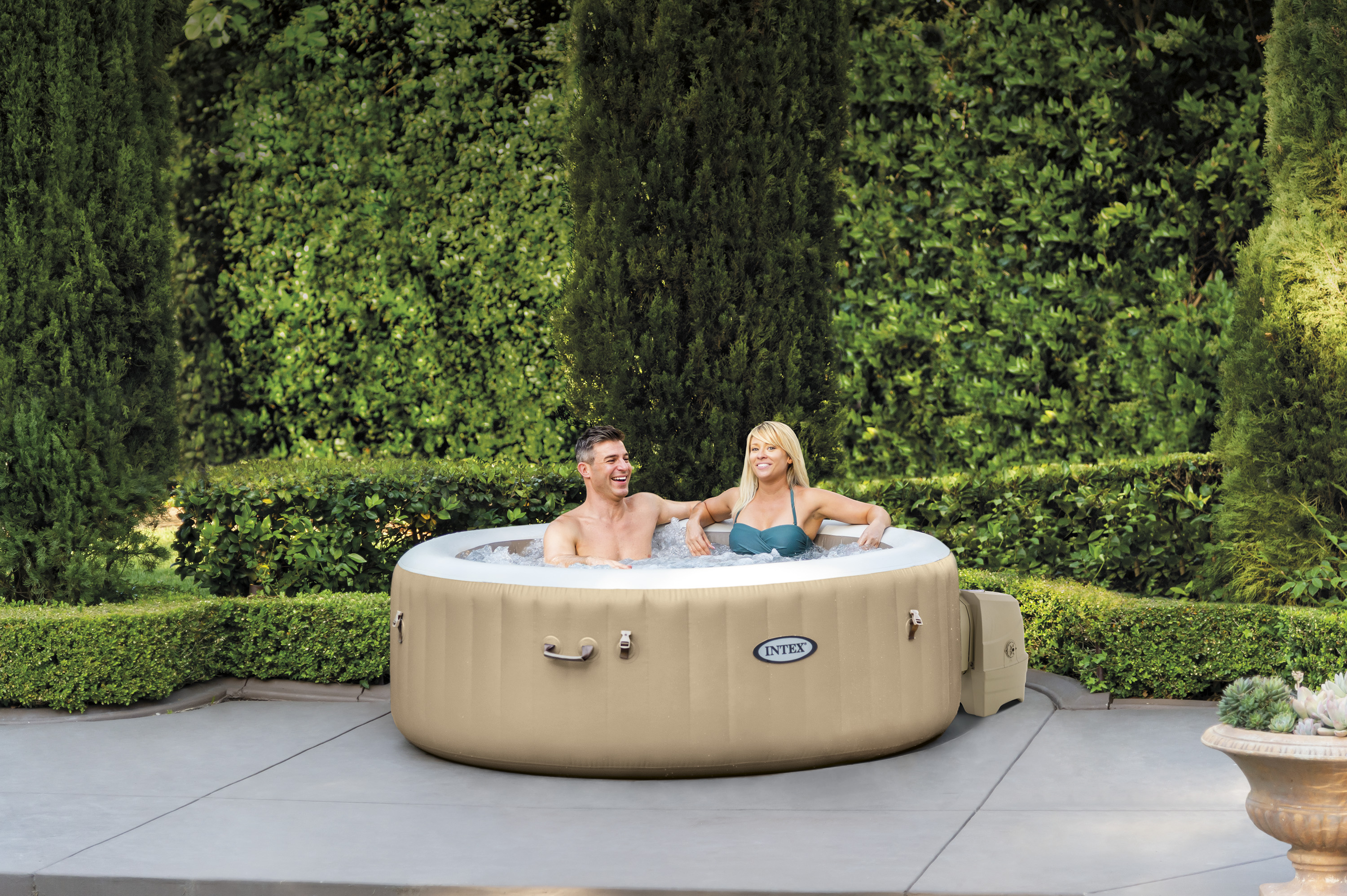 V1032-IXBUBBLESPA_28426-202508200921-00 Intex PureSpa Bubble Massage 4 Person Spa 28426 - Image 1
