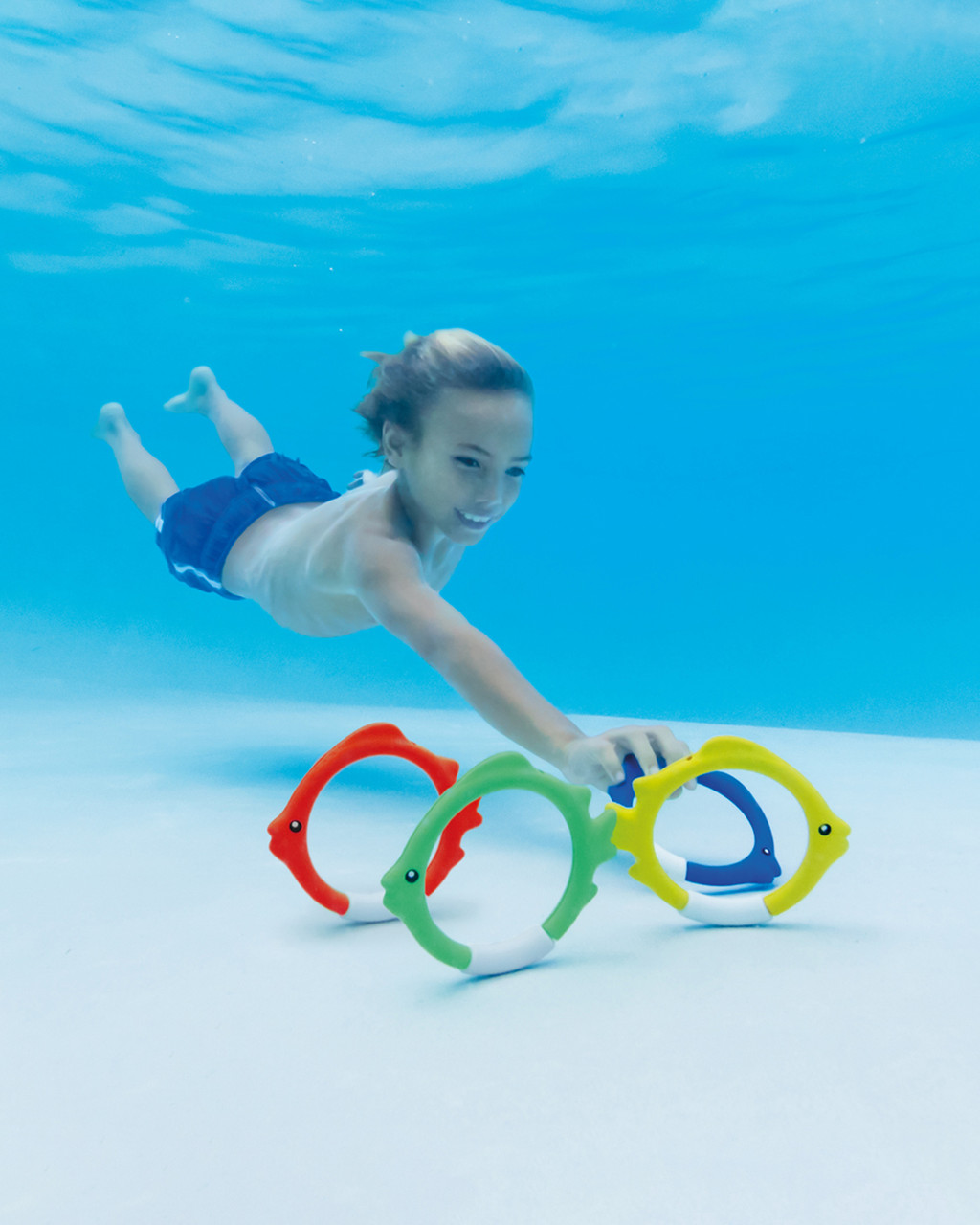 V1032-IXFISHRINGS-55507-202508201011-00 Intex Underwater Pool Toys Fish Rings 55507 - Image 1