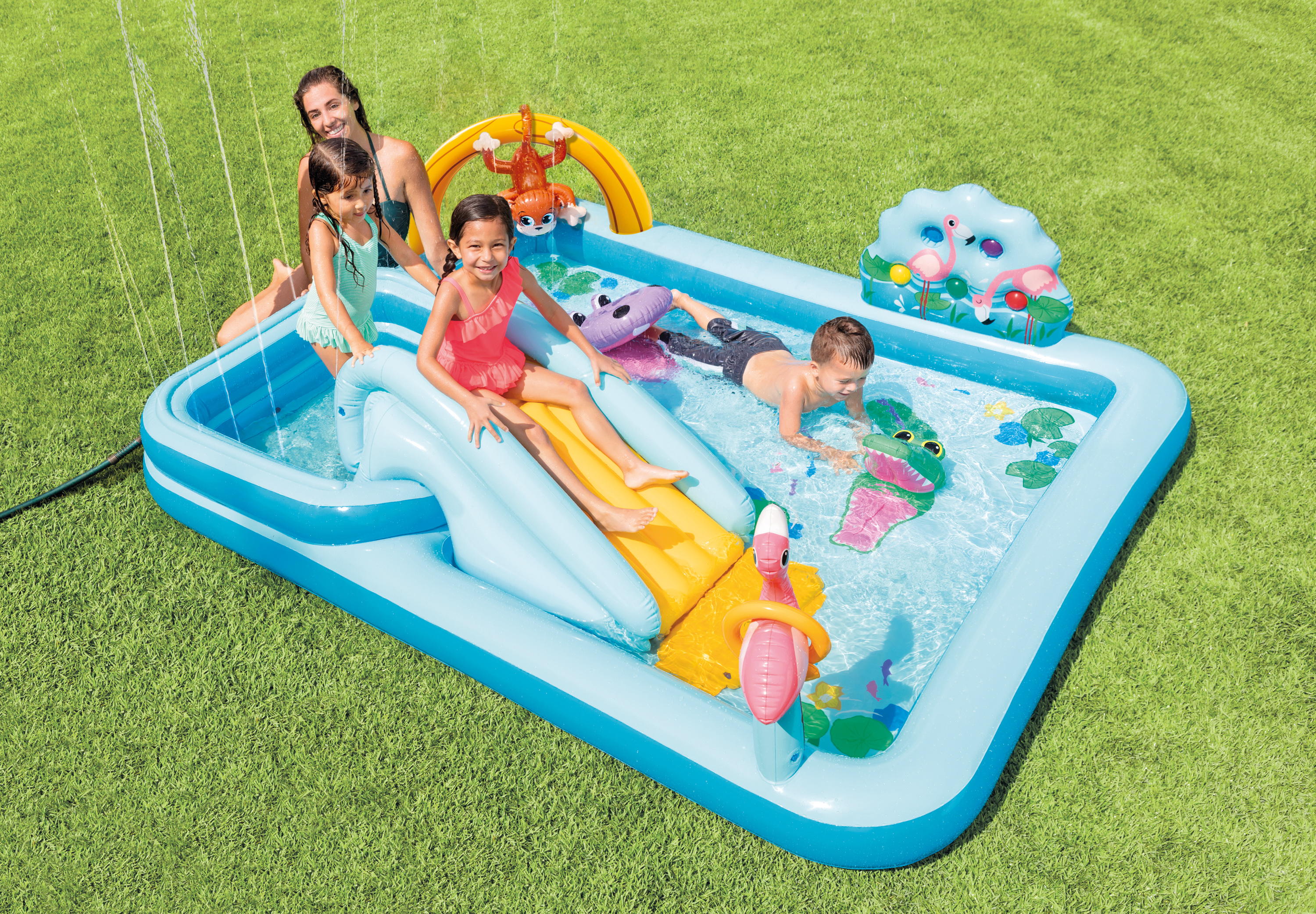 V1032-IXJUNGLE_57161-202508201041-00 Intex Jungle Adventure Inflatable Play Centre 57161 - Image 1