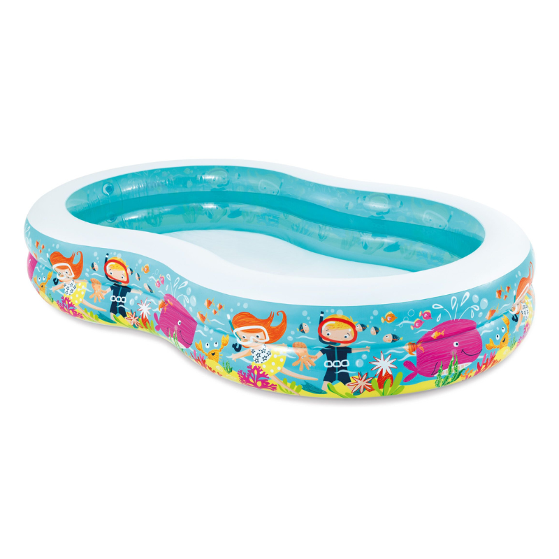 V1032-IXSWIMCENTRESNORKEL-56490-202508200945-00 Intex Swim Centre Seashore Pool Snorkel Fun 2.6m x 1.6m 56490 - Image 1