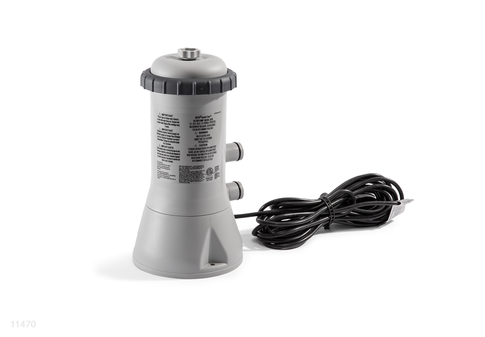 V1032-S11468AU-202508200955-00 Intex Spare Part 11468 - 530 GAL FILTER PUMP HOUSING AND MOTOR (230V) Pump for 28604 - Image 1