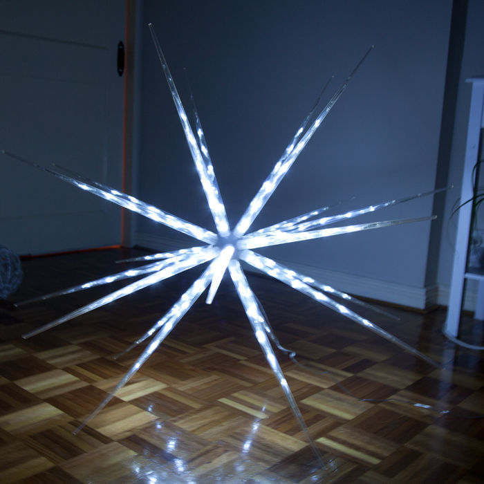 V1060-JD-BALL-160W-202508141935-00 Samland 160 Led Blast Ice Star Ball Christmas Light Decoration White - Image 1