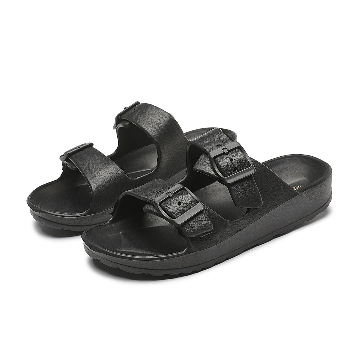 V1068-9353560017560-202509041350-00 UNISEX BEACH SLIDES 0099 - MEN - Black / AUS Ladies5.5/Men3.5/EU36/23cm - Image 1