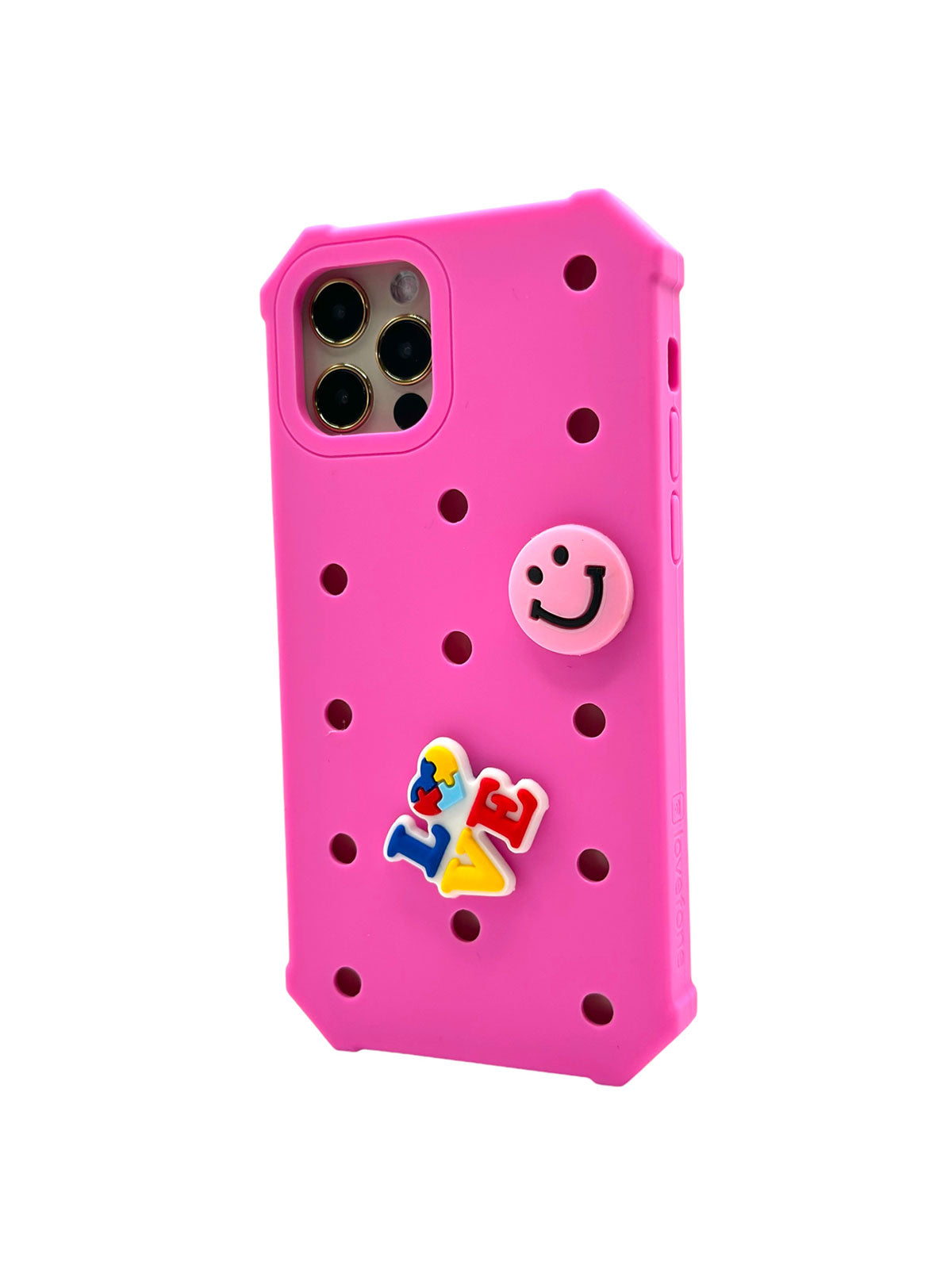 V1090-CASLOVKIDIPN15-PNK-202509100910-00 Lovefone Kids Silicone Case iPhone 15 Pink - Image 1