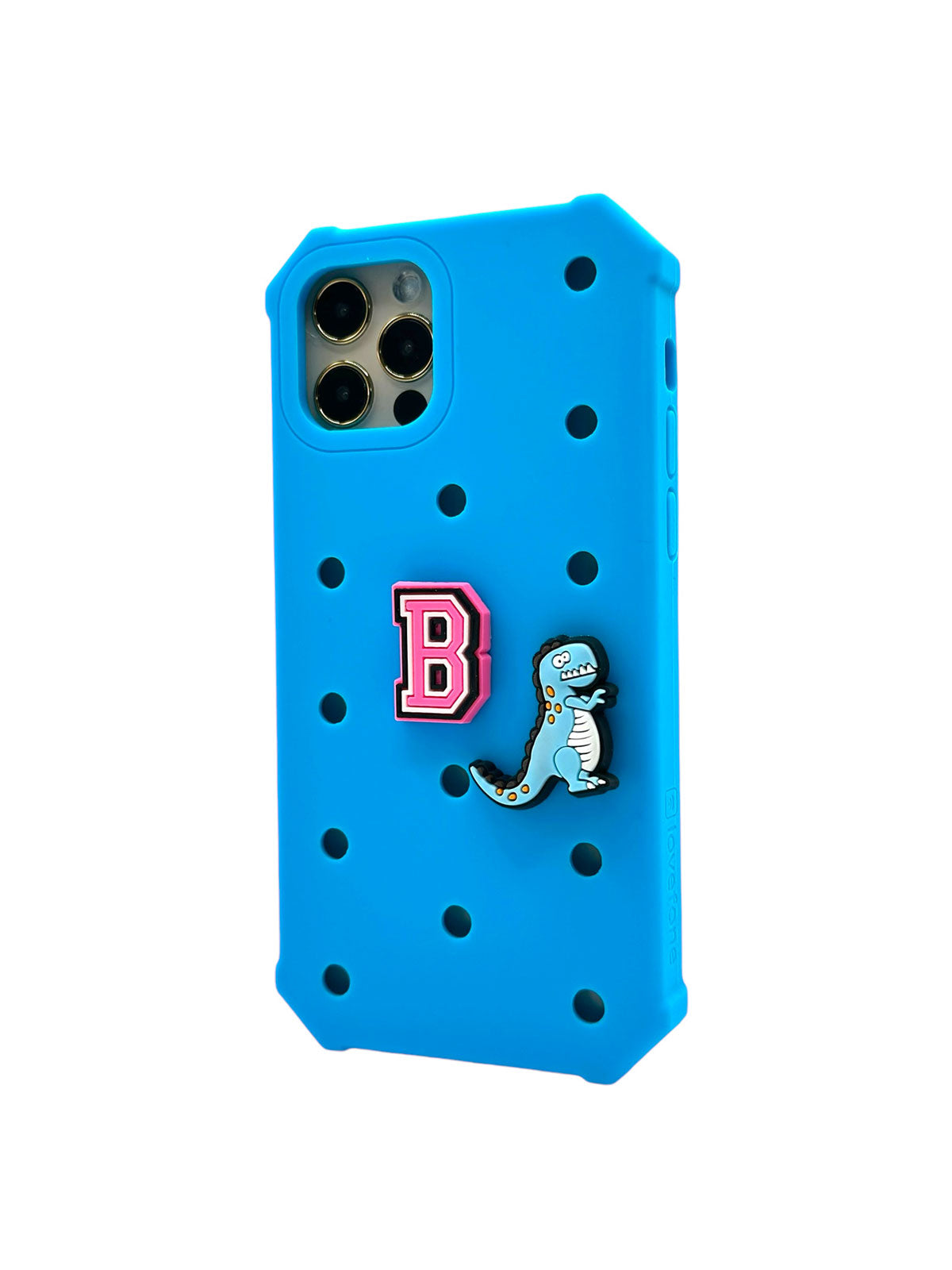V1090-CASLOVKIDIPN15P-BLU-202509101025-00 Lovefone Kids Silicone Case iPhone 15 Pro Blue - Image 1