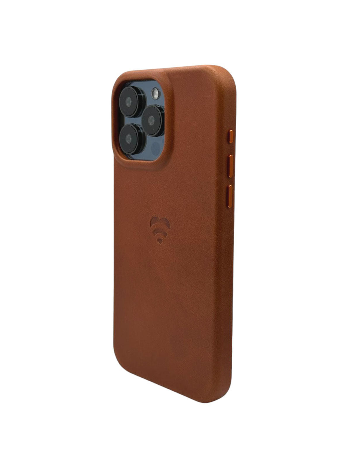 V1090-CASLOVLEAIPN15PM-WSK-202509100915-00 Lovefone Genuine Crafted Leather Case iPhone 15 Pro Max Whisky - Image 1