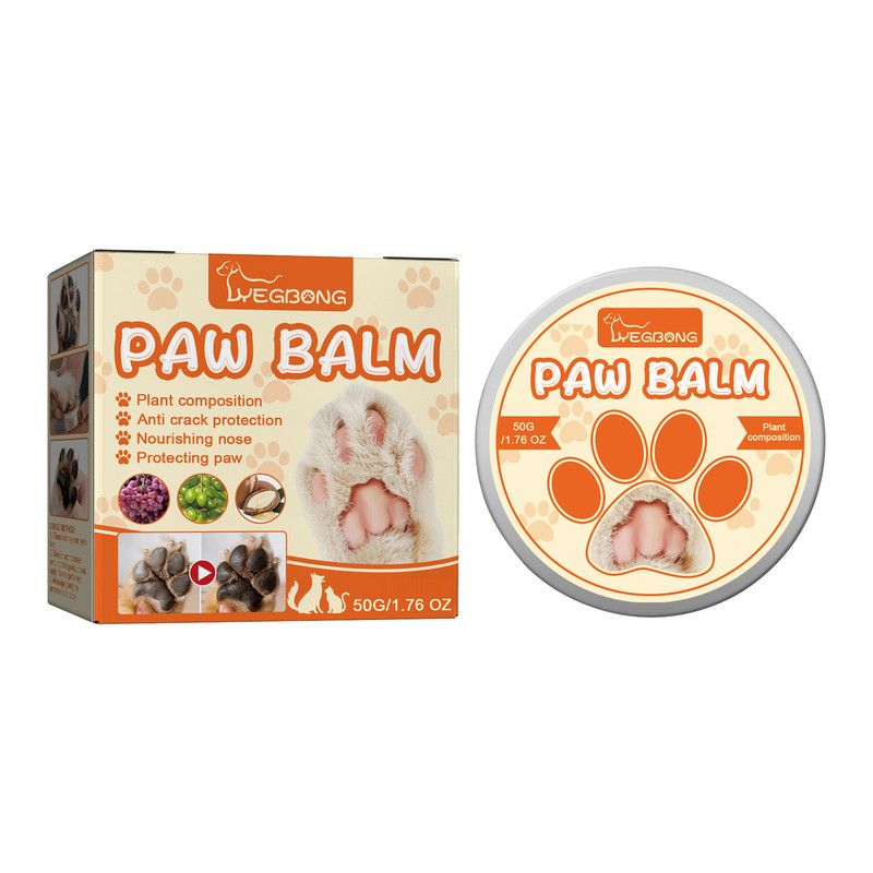 V1091-YE12221171-50G-202508201738-00 Yegbong Pet Moisturizing Paw Care Cream, Cats And Dogs Universal Moisturizing Feet Soles Meat Pad Cracked Care Cream - Image 1