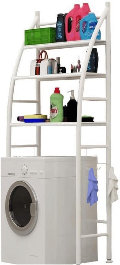 V178-36231-202507301340-00 CARLA HOME 3-Tier Over Washing Machine Storage Rack for Laundry Room Space Saving, Towels, Detergent & Bathroom Essentials - Image 1