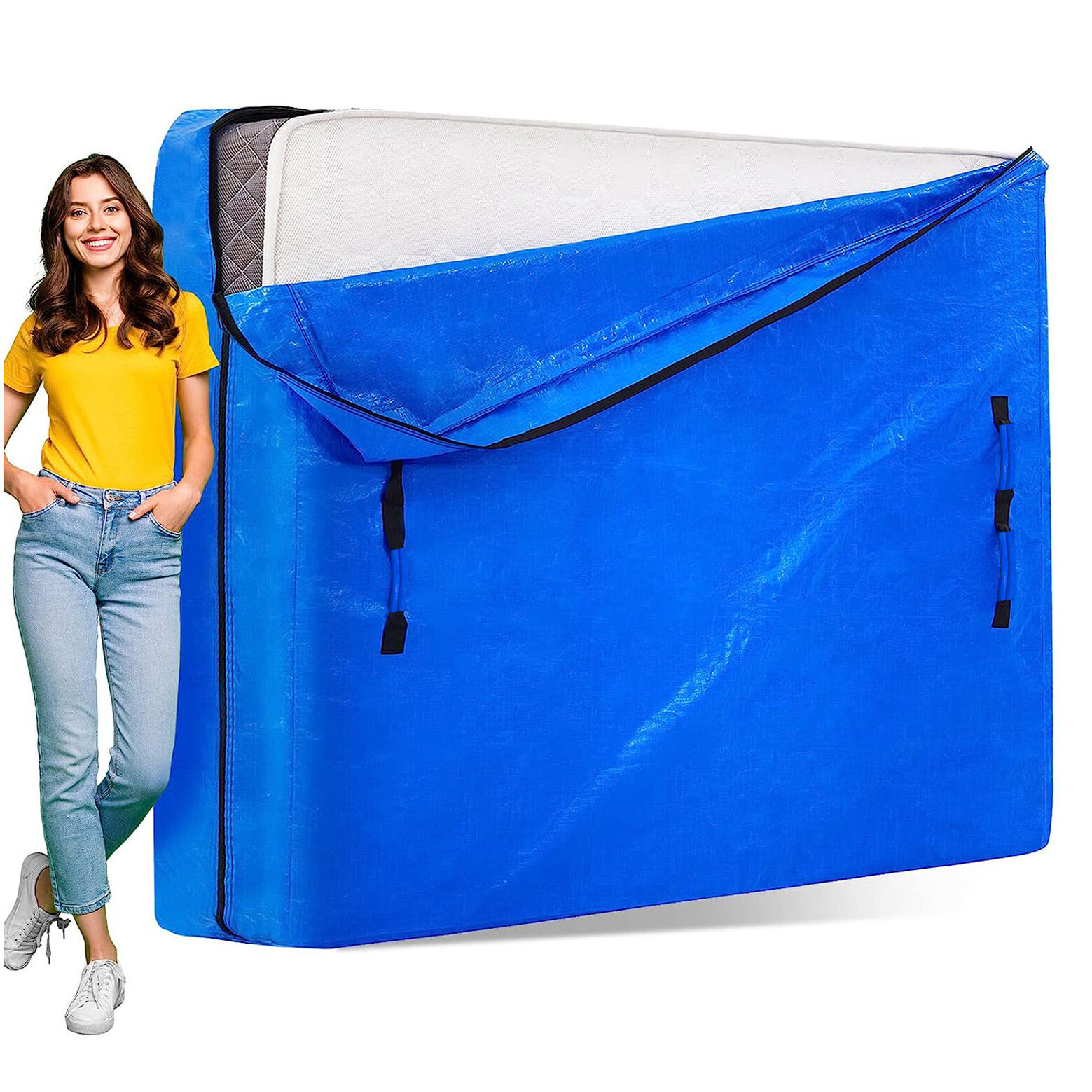 V178-66874-202508051111-00 Heavy Duty Waterproof Mattress Bag - Single 194x95x38 cm - Image 1