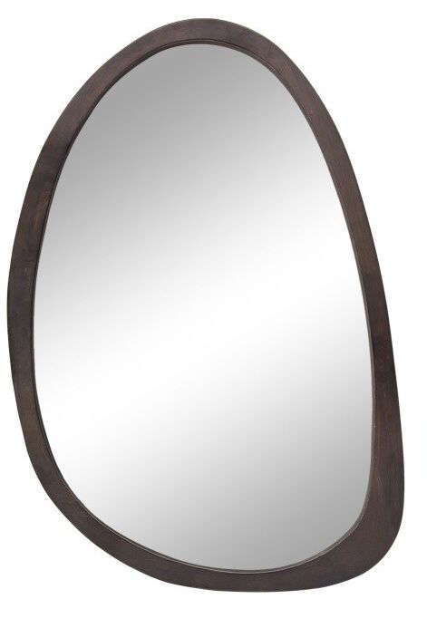 V178-67011-202508050955-00 Antique Wooden Frame Wall Mirror HD 60x90cm - Image 1