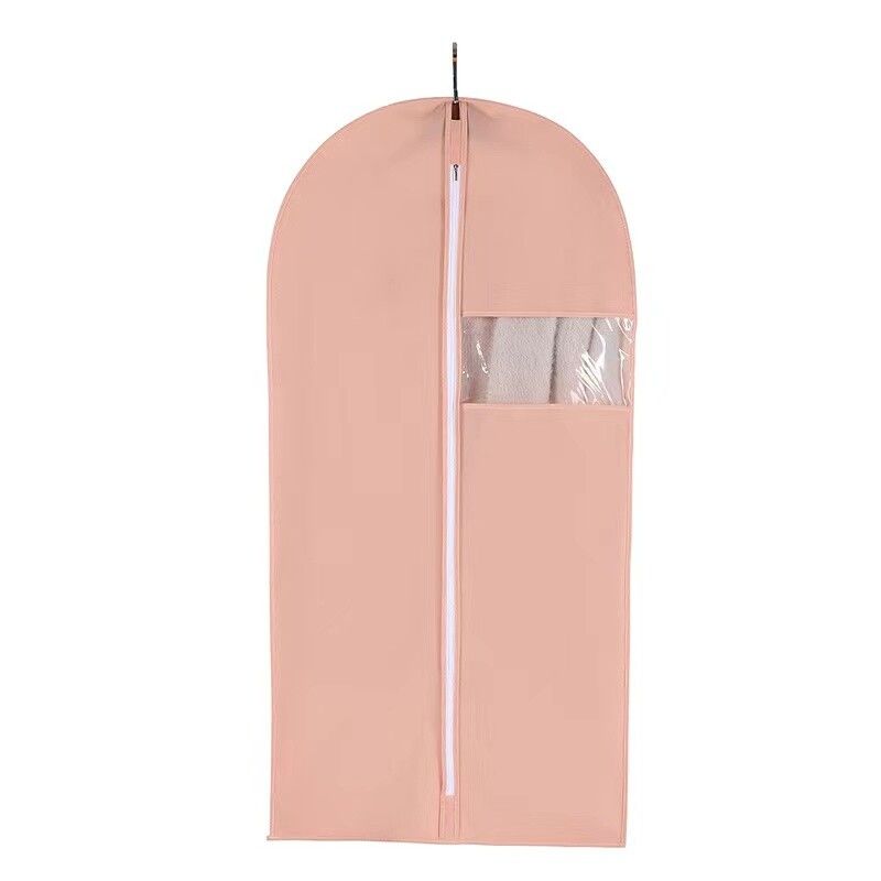 V178-67040-202508051015-00 Pink Kids Garment Bag 45x70cm Dustproof Dress Suit Cover Protector AU - Image 1