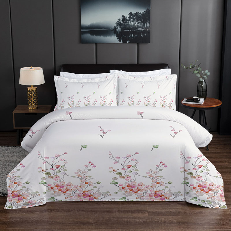 Home Textile Four Piece Set Three Piece Set Bedding Flower Series Double size
