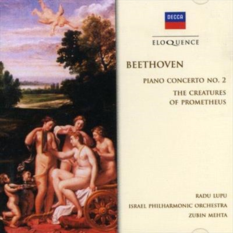 Piano Cto No 2 Creatures - Beethoven, Ludwig Van Cd Album